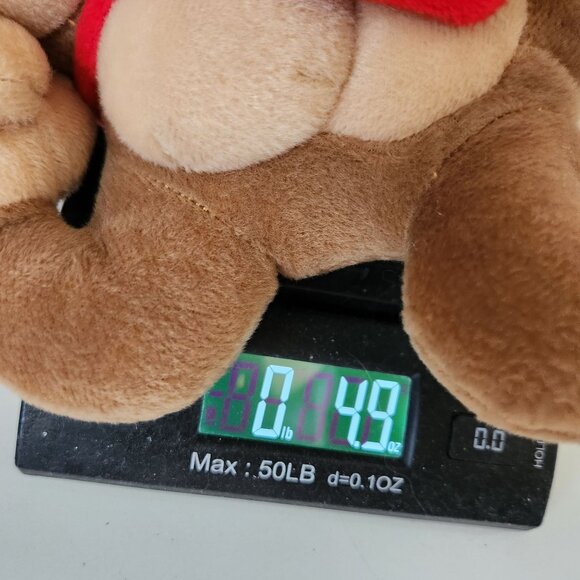 Donkey Kong Plush Toy Super Mario Series Brown Tan 10.5'' By Good Stuff Fun Inc - Picture 12 of 12